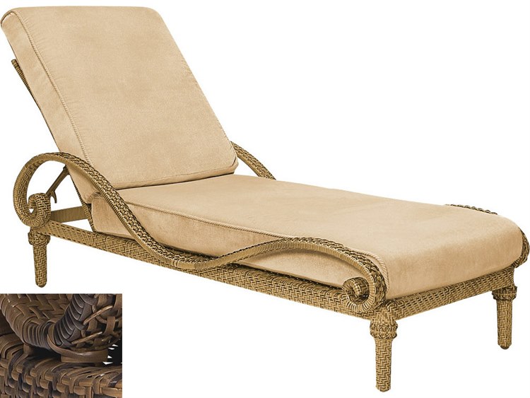 Woodard South Shore Chaise Lounge Hinged Replacement Cushions