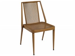 Woodard Parc Aluminum Stackable Dining Side Chair
