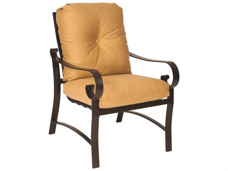 Woodard Belden Cushion Aluminum Dining Arm Chair