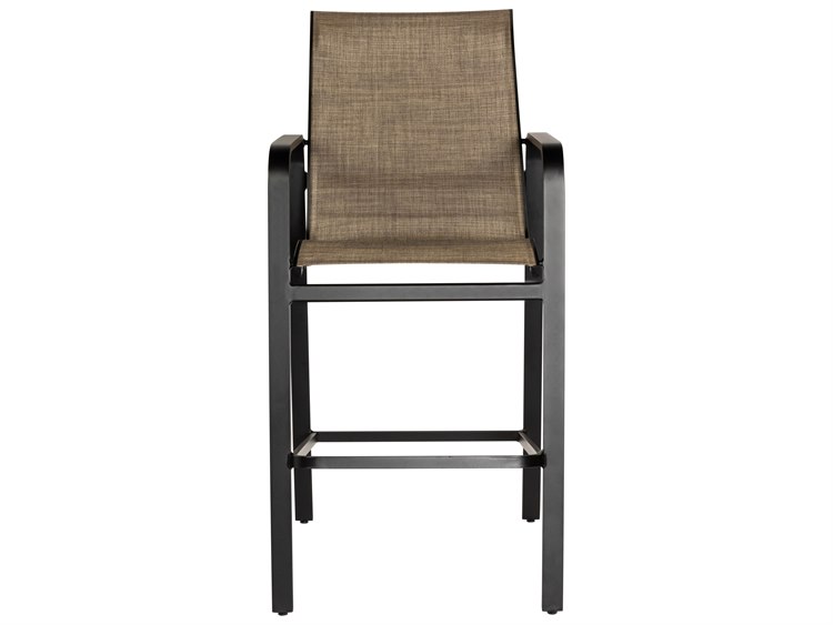 Woodard Landings Sling Aluminum Outdoor Bar Stool 4