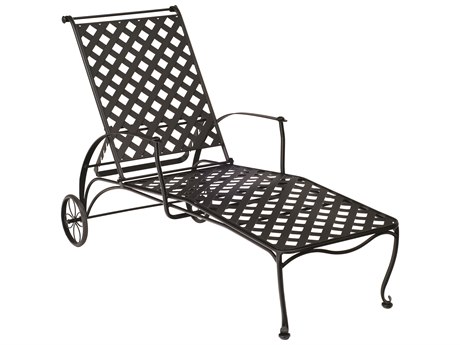 Woodard Maddox Wrought Iron Chaise Lounge 7f0070 Woodard Maddox Wrought Iron Chaise Lounge