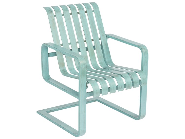 Woodard Colfax Aluminum Spring Dining Arm Chair