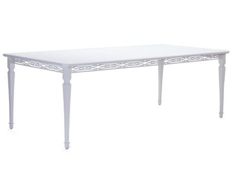 Woodard Alexa Hampton Tuoro Aluminum 87.5''W x 42''D Rectangular Dining Table