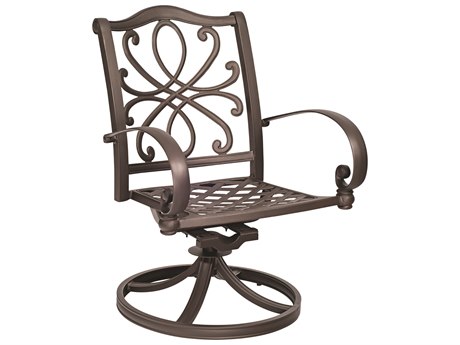 Woodard Casa Cast Aluminum Stackable Dining Arm Chair | WR3Y0401