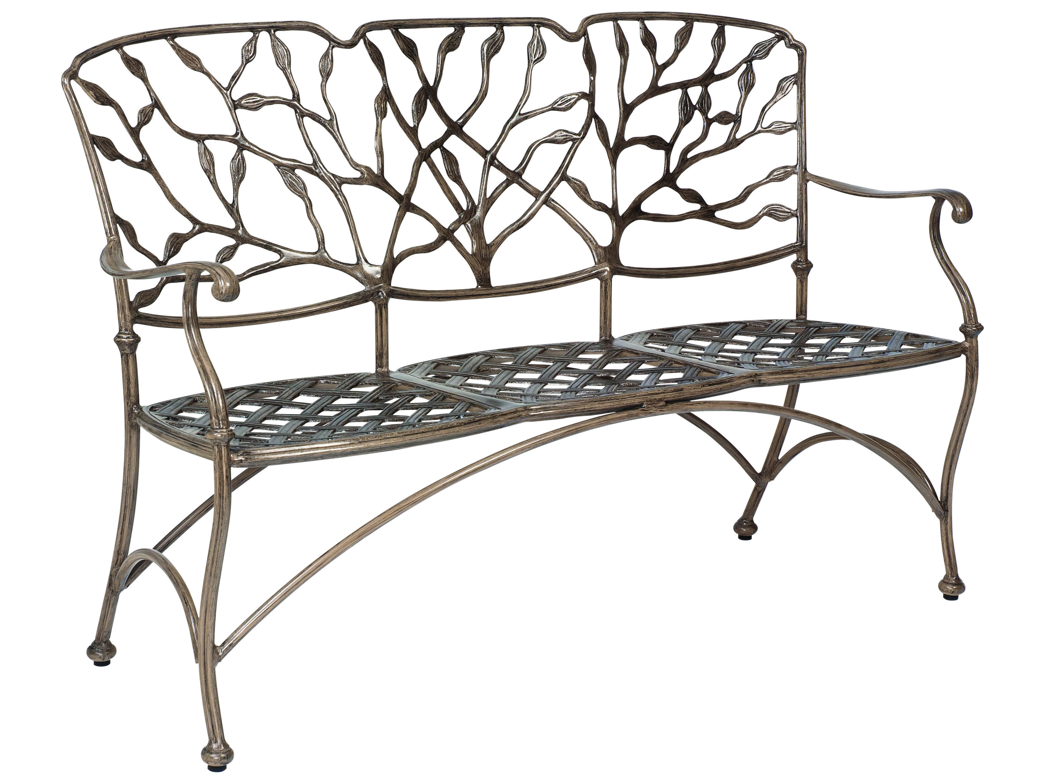 Woodard Heritage Cast Aluminum Bench | WR8F0415