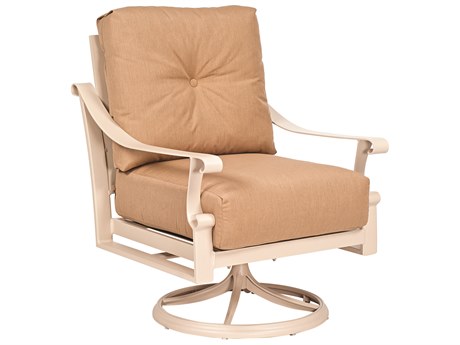 Woodard Bungalow Swivel Rocker Dining Chair Replacement Cushions