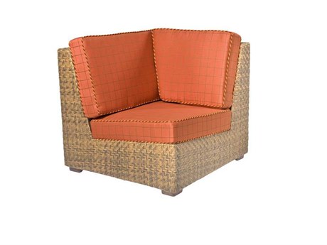 Woodard Domino Corner Lounge Chair Replacement Cushions