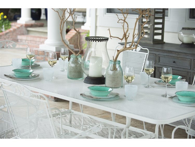 Woodard Briarwood Wrought Iron Patio Dining Set 2
