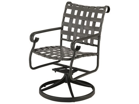 Woodard Closeout Ramsgate Aluminum Swivel Rocking Dining Arm Chair