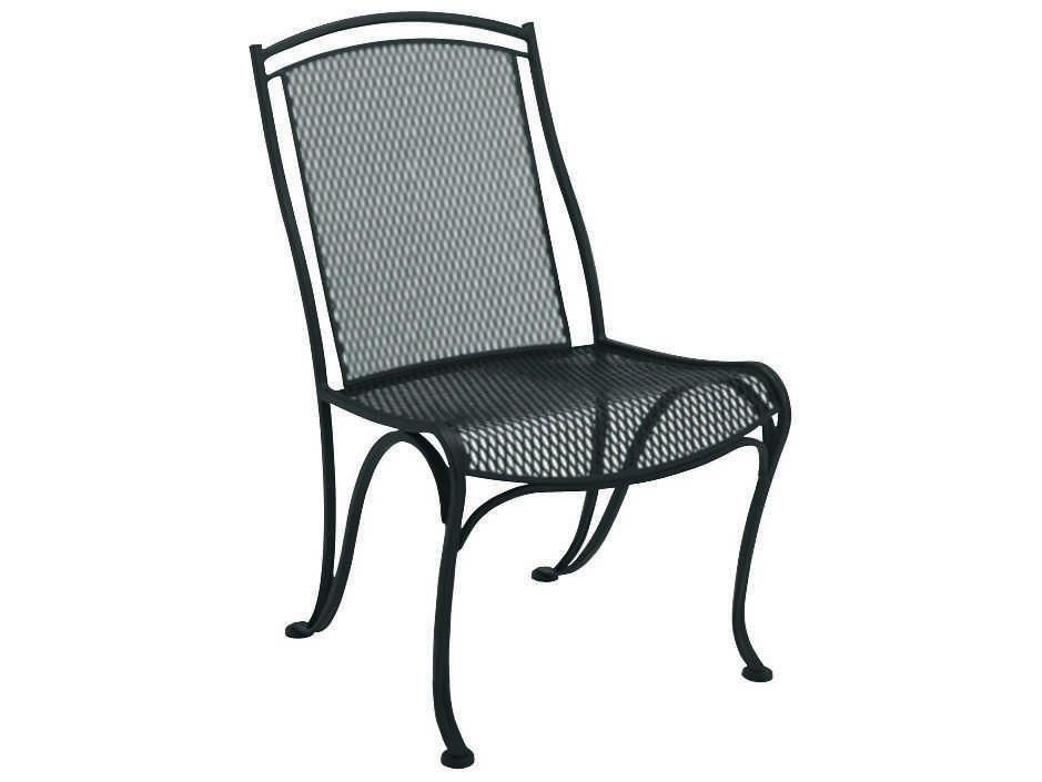 Woodard Closeouts Modesto Wrought Iron Dining Side Chair WRCL260002