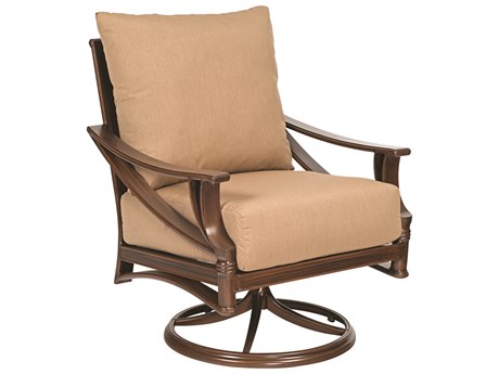 Woodard Closeout Arkadia Aluminum Swivel Rocking Lounge Chair - Frame Only