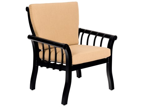 Woodard Closeout Rhyss Cushion Aluminum Dining Arm Chair