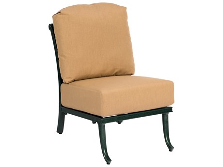 Woodard Closeout Holland Cushion Cast Aluminum Modular Lounge Chair