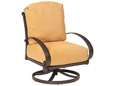 Woodard Closeout Holland Cast Aluminum Swivel Rocker Lounge Chair