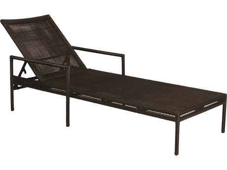Woodard Closeout All Weather Wicker Miami Chaise Lounge