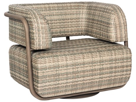 Woodard Closeout Santa Fe Wicker Swivel Lounge Chair