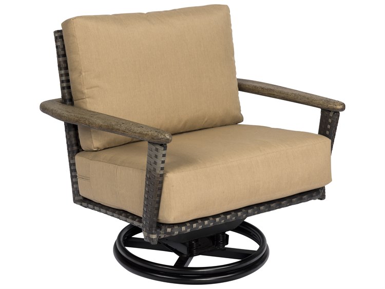 Woodard Draper Swivel Rocking Lounge Chair Replacement Cushions