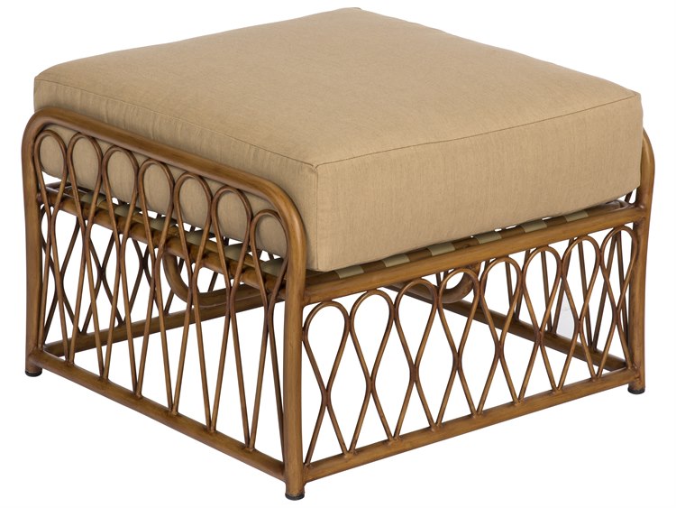 Woodard Cane Ottoman Replacement Cushions