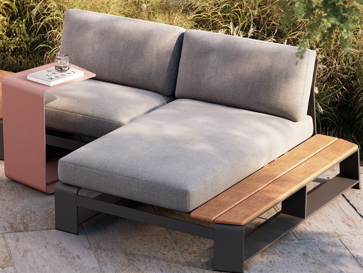 Woodard Gather Aluminum Cushion Lounge Set 5
