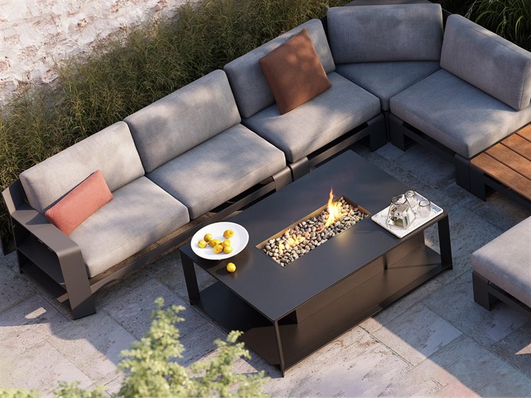 Woodard Gather Aluminum Cushion Lounge Set 2