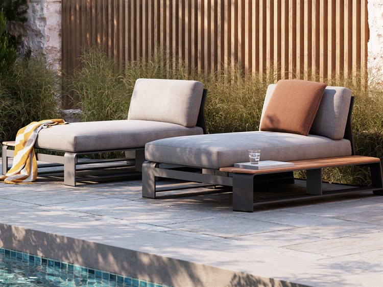 Woodard Gather Aluminum Cushion Lounge Set 3