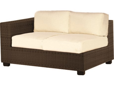 Woodard Montecito Left Arm Loveseat Seat & Back Replacement Cushions