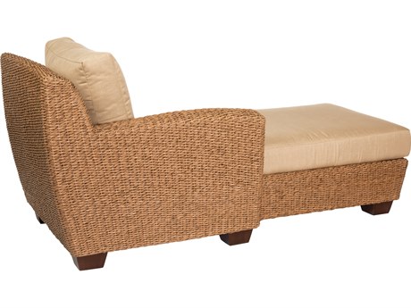 Woodard Saddleback Left Arm Chaise Lounge Seat & Back Replacement Cushions