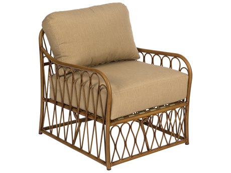 Woodard Cane Aluminum Cane Lounge Chair