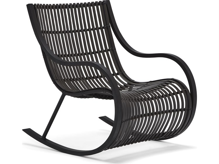 Woodard Loft Resin Cocoa Outdoor Patio Rocker Chair