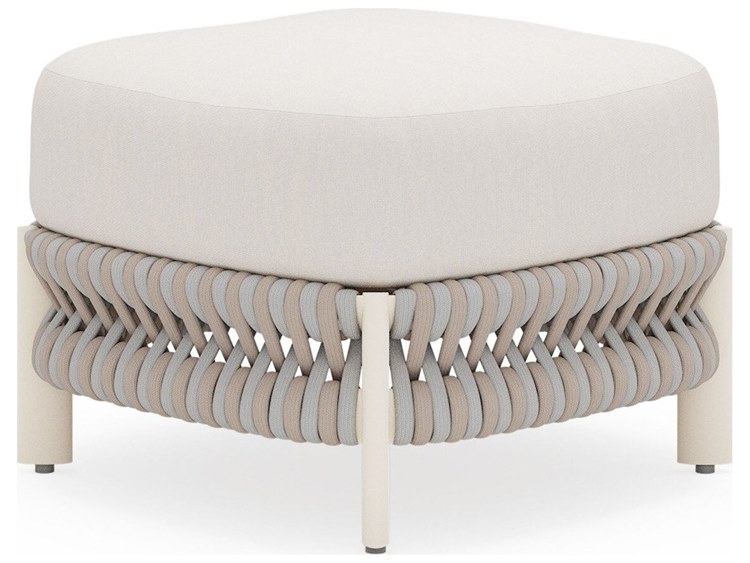 Woodard Eve Aluminum Cushion Ottoman
