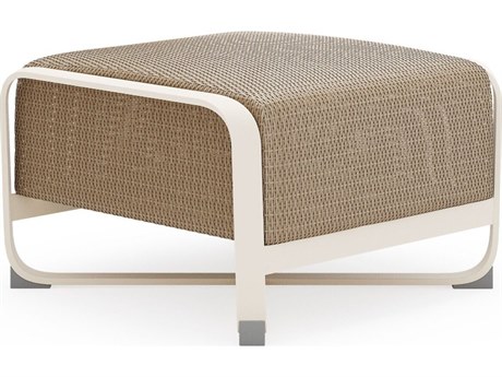 Woodard Juno Aluminum Wicker Ottoman