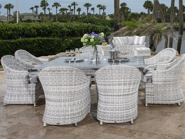 Woodard Sonoma Wicker Dining Set