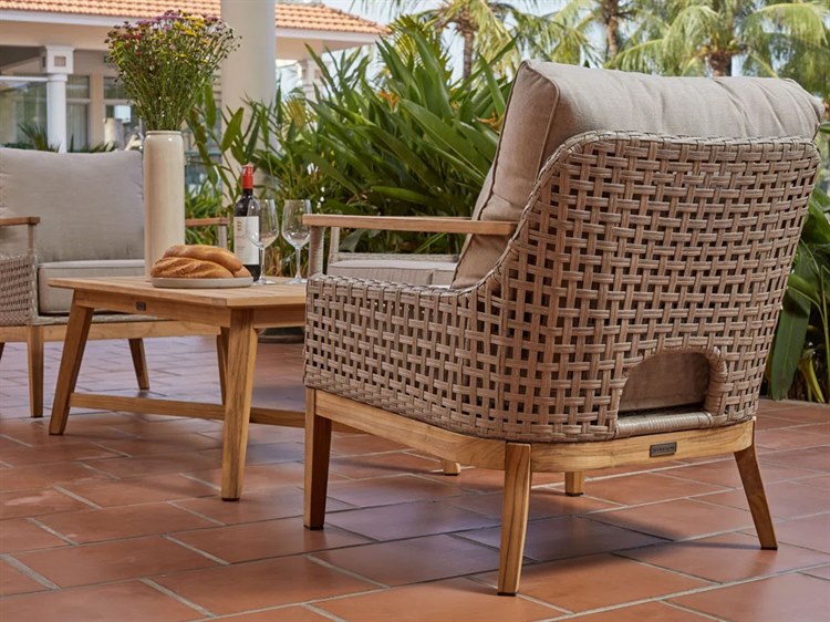 Winston August Cushion - Quick Ship Teak Lounge Set