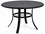 Winston Quick Ship Table Aluminum Round Dining Table with Umbrella Hole  WSHQ37548JAV