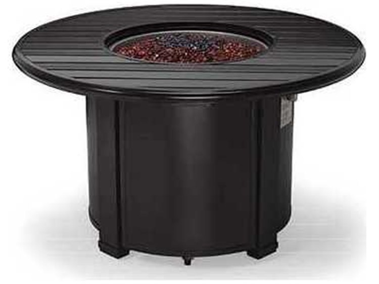 Winston Quick Ship Aluminum Round Fire Pit Table