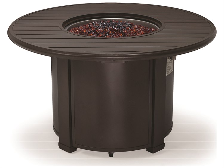 Winston Aluminum Round Fire Pit Table