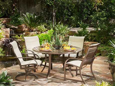 Winston Key West Collection Winston Key West Padded Sling Aluminum Dining Set