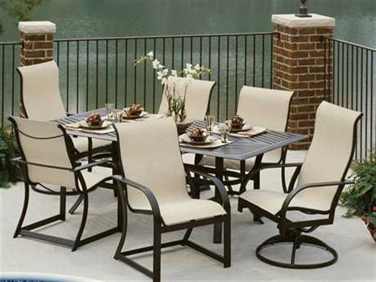 Winston Key West Sling - Quick Ship Aluminum Dining Set