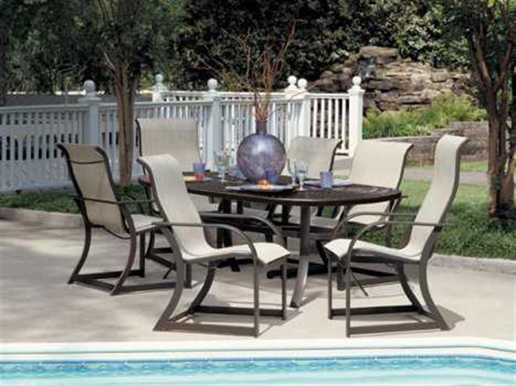 Winston Key West Sling Aluminum Dining Set Kysal2