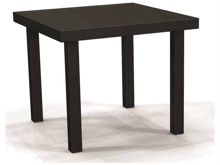 Winston Solid Top Aluminum 24'' Square Side Table