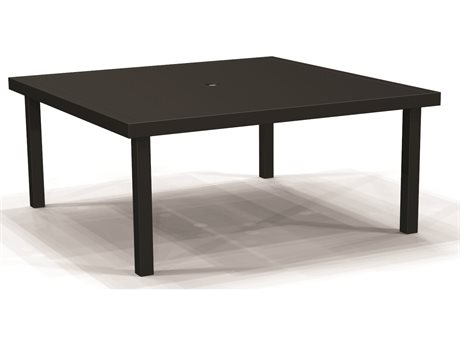 Winston Solid Top Aluminum 44'' Square Chat Table