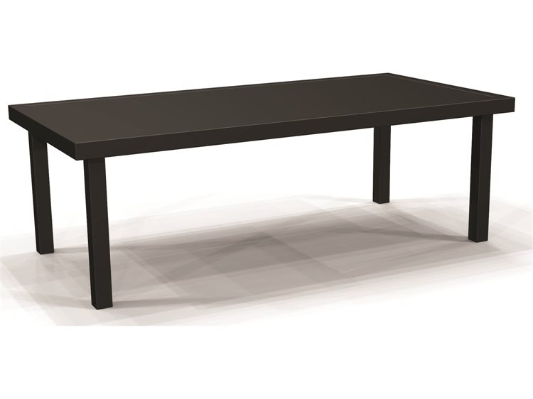 Winston Solid Top Aluminum 54''W x 27''D Rectangular Coffee Table