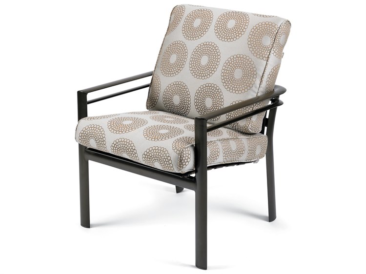 Winston Southern Cay Cushion Aluminum Arm Dining Chair