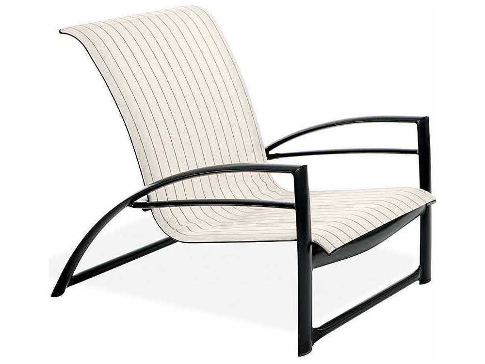 winston southern cay sling aluminum arm nesting lounge chair