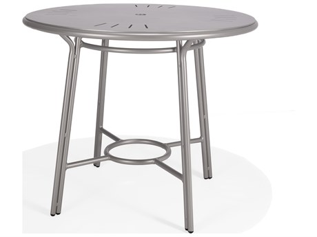 Winston Oceans Aluminum 42" Round Counter Table with Umbrella Hole