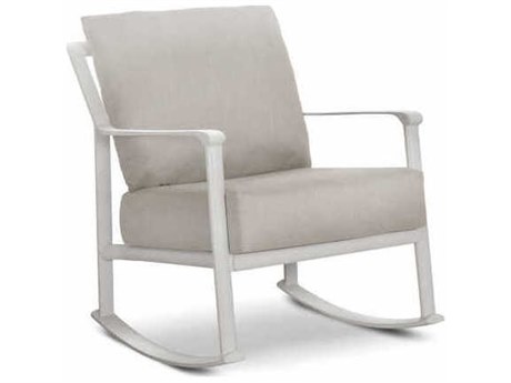 Winston Quick Ship Aspen Cushion Aluminum Rocking Lounge Chair