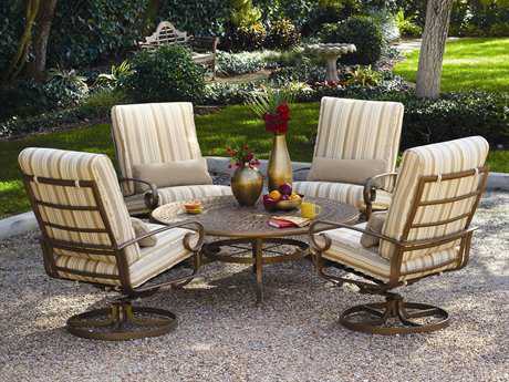 Cast aluminum table online and chairs