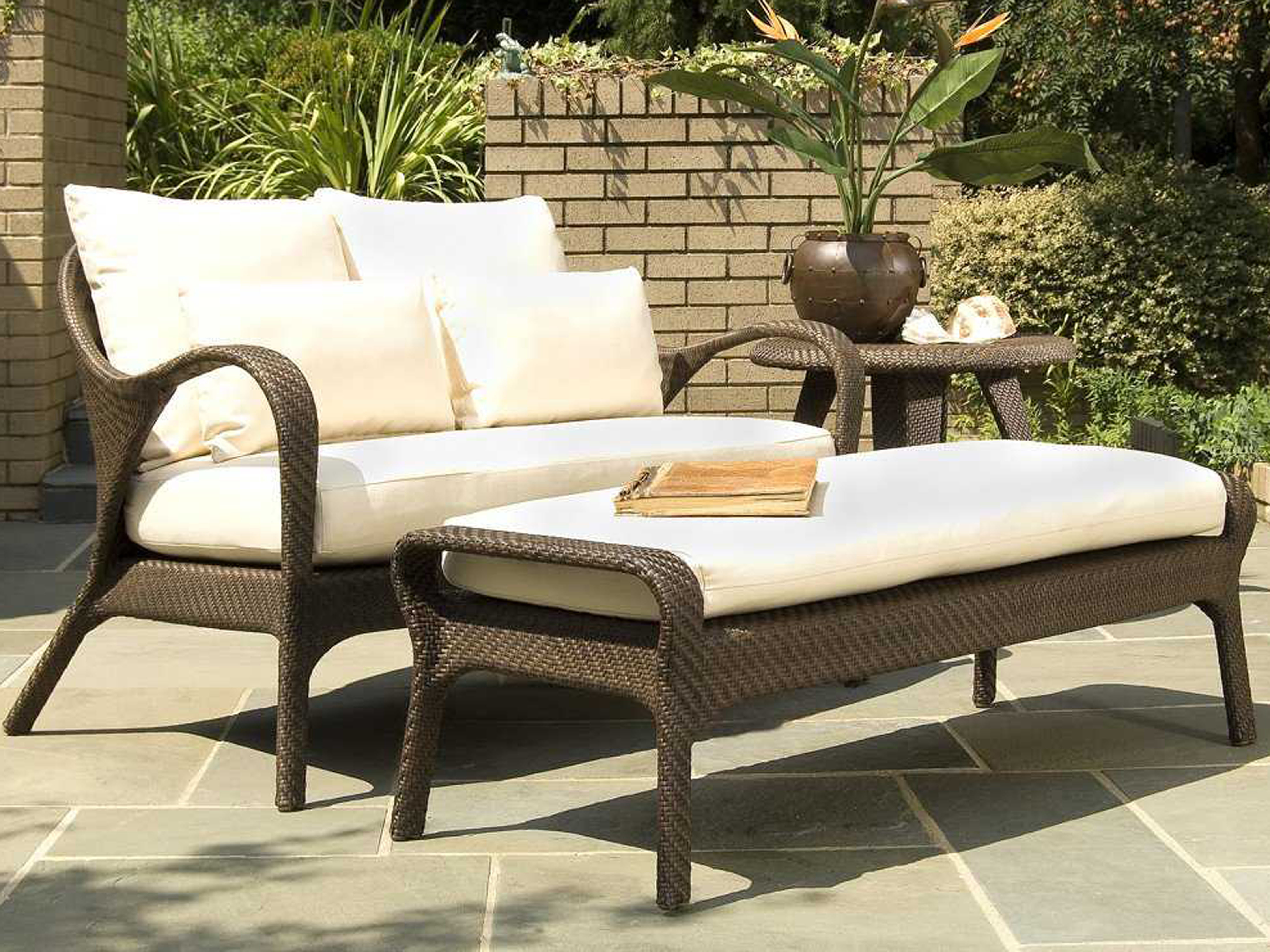 Whitecraft Bali Wicker Loveseat S533021 View
