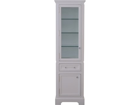 Water Creation Derby Linen Cabinet In Pure White