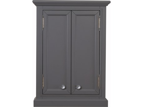 Water Creation Derby Chrome Cashmere Grey Rubberwood Accent Chest